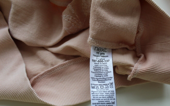 Next Sweatshirt Size 11 Years blush pink and pigment dyed soft cotton - Picture 5 of 5